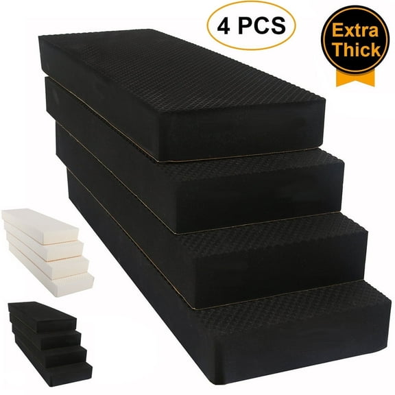 4 Pack Garage Wall Protector Bumper Guards - Universal 1-3/16" Thick Car Door Edge EVA Foam Padding for Warehouse Parking