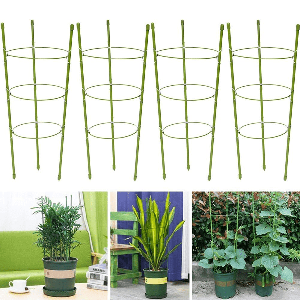 AAMYUP, Garden Plant Support Cage, 4 Pack, Durable Steel - Walmart.com
