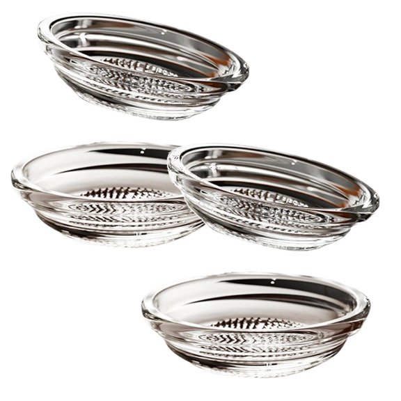 4 Pack Garlic Grater Plate Classic Style For Garlic Chocolate And More! 9.8Cm Utility