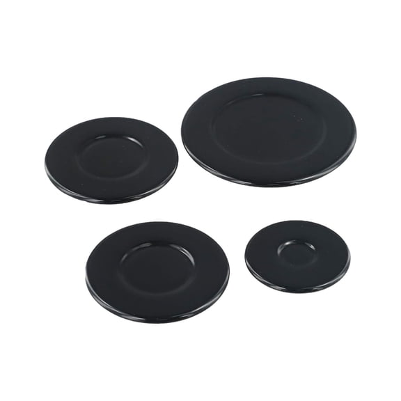 4 Pack Gas Range Flame Hood Set Rustproof and Practical for Kitchen Appliances Suitable for Efficient Cooking Use