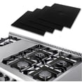 thumbnail image 1 of 4-Pack Gas Range Stove Top Burner Protectors – Reusable, Non-Stick Liners for Easy Cleaning & Durable Protection TIKA, 1 of 3