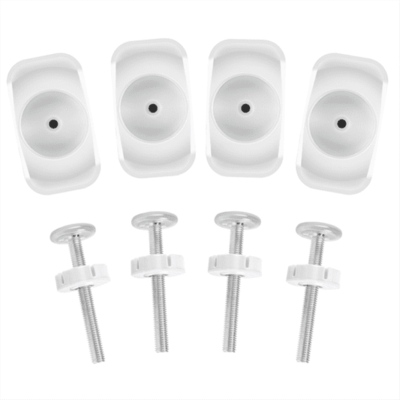 4 Pack Gate Threaded Spindle Rod Pressure Bolts Replacement Kit, Gate Mount Adapter Hardware Parts for Pet Gates