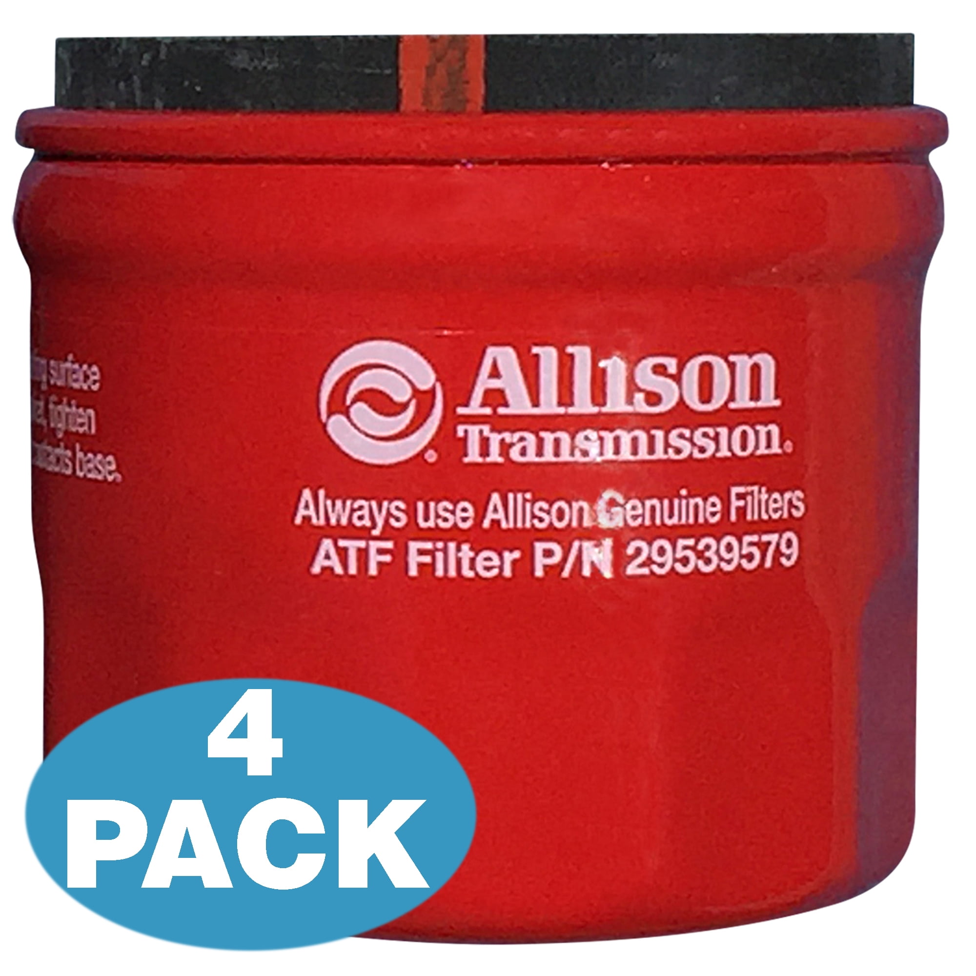 Allison Genuine Transmission External Spin On Filter 4 Pack - 29539579 ...