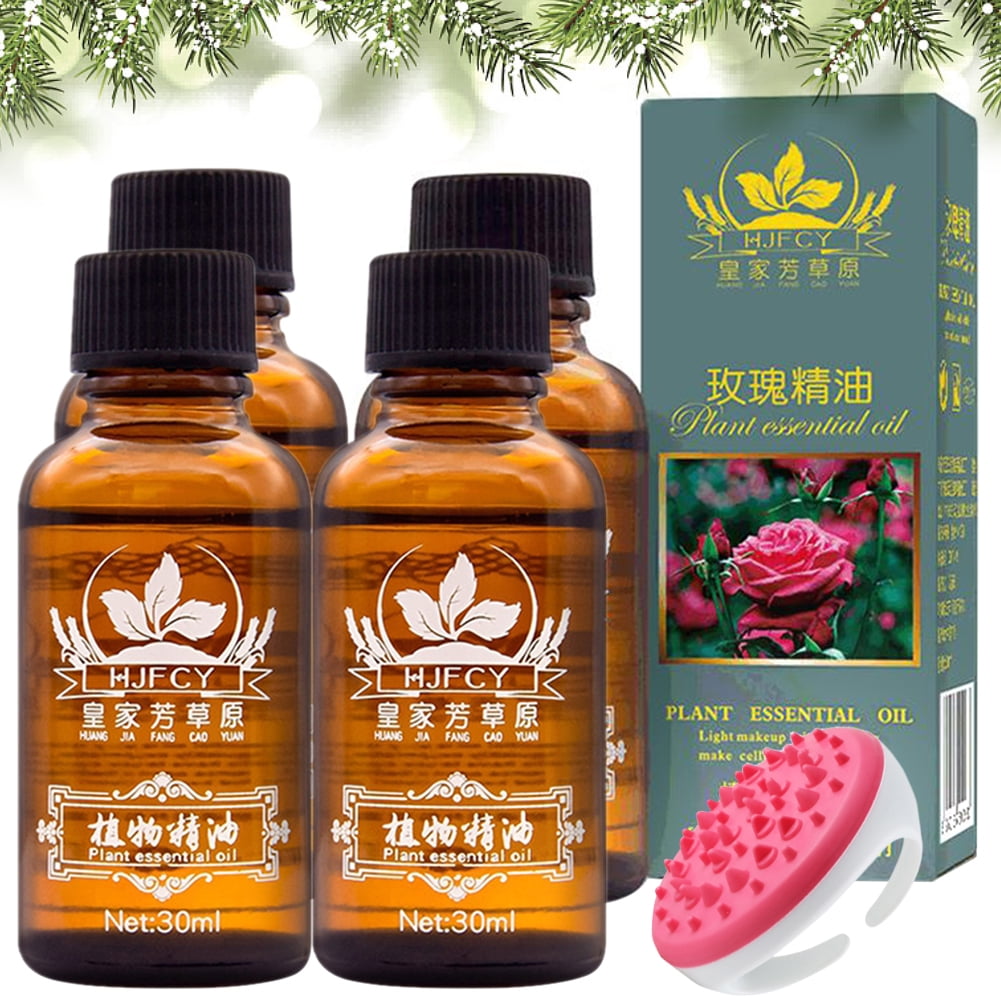 4 Pack Ginger Oil for Lymphatic Drainage, Ginger Essential Oil for ... - Ginger Oil For Pain Relief