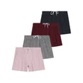 thumbnail image 1 of 4-Pack: Girl's Mesh Active Athletic Performance Sport Shorts for Girls with Pockets, 1 of 6