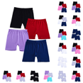 thumbnail image 1 of 4 Pack Girls Bike Shorts Under Dress Dance Shorts for Little Kids Multicolor, 1 of 3