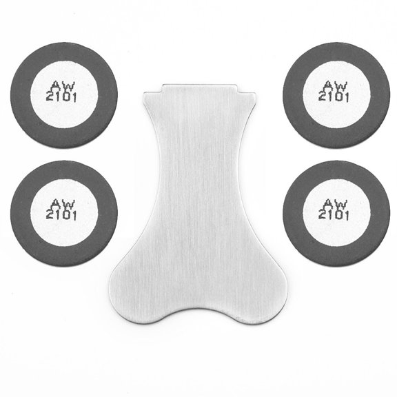 4 Pack Glass Disk Transducer Discs, for Opti-Myst Electric Fire Heater, 20mm Ceramic Replacement Parts, for DIMPLEX Foggers and Indoor Air Quality Systems