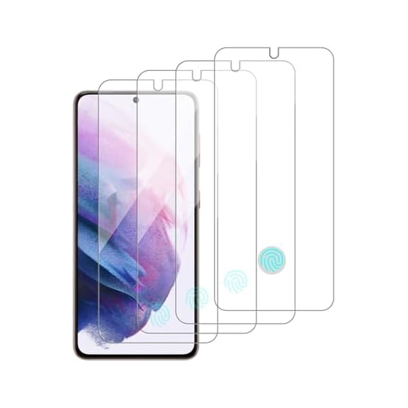 4 Pack Glass Screen Protector Compatible for Samsung Galaxy S21 5G / SM-g991u [9H Hardness]-HD Screen Tempered Glass, Scratch Resistant,Easy Install [Case Friendly]