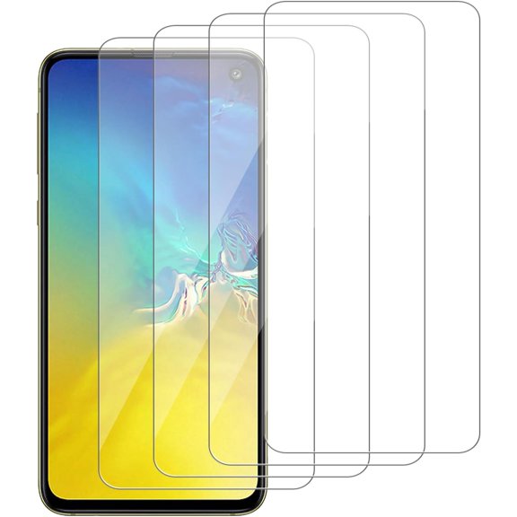 4 Pack Glass Screen Protector Compatible for Samsung Galaxy s10e / SM-G970 [9H Hardness]-HD Tempered Glass, Scratch Resistant,Easy Install [Case Friendly]
