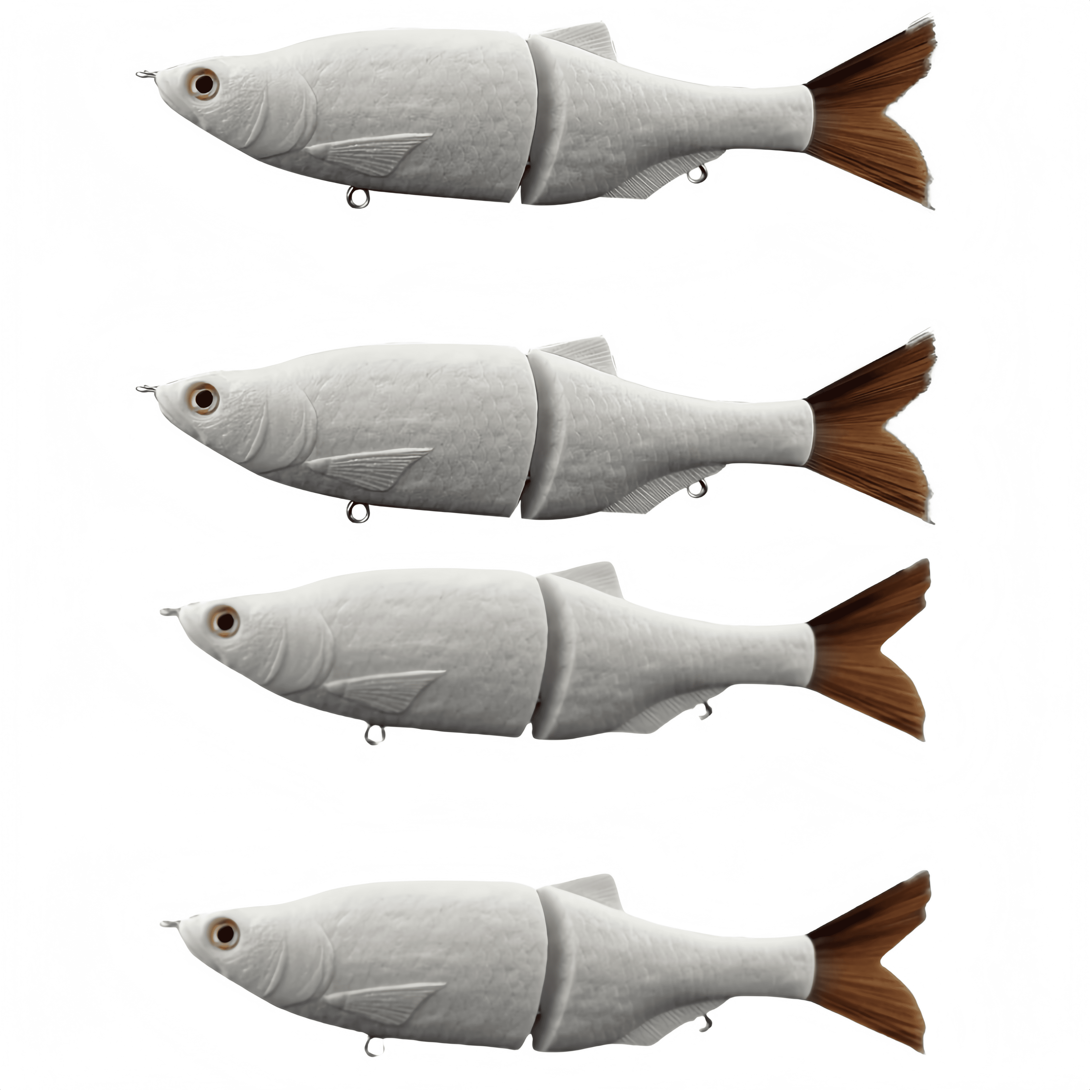 bulk fishing lure blanks 5'' Moon Bill Glide Bait BL-105 Durable and customizable for anglers. 60mm 75mm Factory Wholesale Fishing