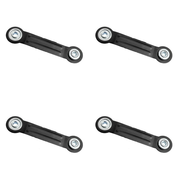 4-Pack Glider Bearing Arm Bracket Replacement Hardware Rocker Parts, 5 Inch Length, 7-1/2 Inch Between Mounting Holes, Patio Glider Parts Rocker for Outdoor Glider and Garden Bench