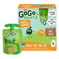 thumbnail image 1 of (4 Pack) GoGo Squeez Apple Mango Snack Pouch, 3.2 oz, 4 Pack, 1 of 7