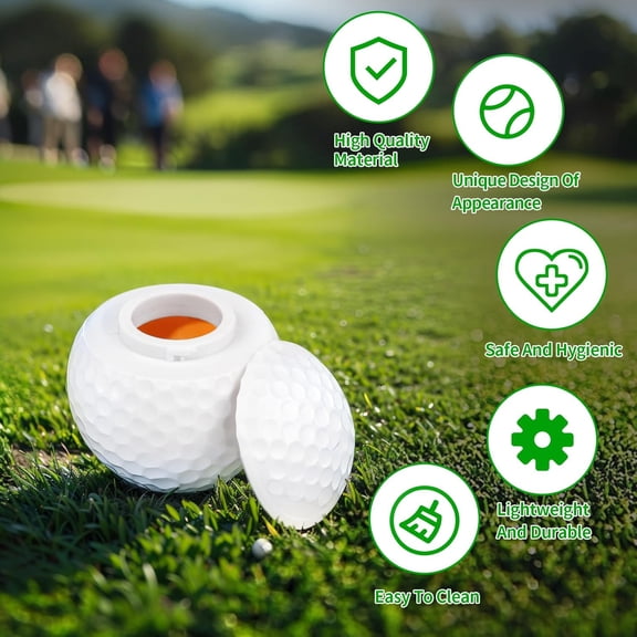 4 Pack Golf Ball Shot Glasses with Brush,Golf Ball Shot Glasses with Lid,1.5 Oz,Creative Gifts,Easy to Clean$$Home Decor, Kitchen, & Other