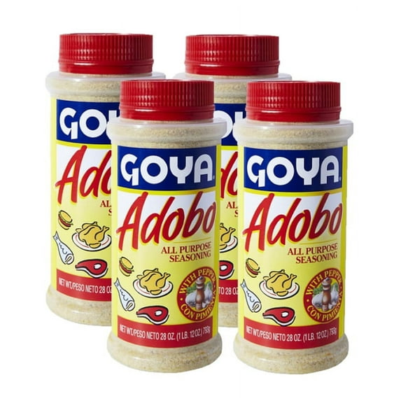 4 Pack | Goya Adobo All Purpose Seasoning with Pepper (28 oz.)