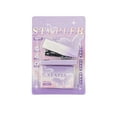 thumbnail image 1 of 4-Pack Gradient Macaron Mini Stapler Set - Portable Labor-Saving Binding Tool for Office Home Use 5.51x3.74x2.17in(Purple), 1 of 6