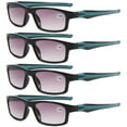 thumbnail image 1 of 4 Pack Gradient Tinted Reading Glasses Sports Sunglasses Presbyopia Glasses, 1 of 1