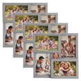 thumbnail image 1 of 4 Pack 4x6 Collage Picture Frames, Family Photo Frame for Wall Hanging Decor, Gray(11.4" x 11.4" x 0.59"), 1 of 8