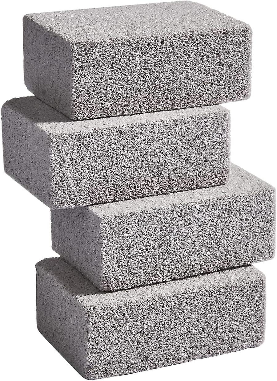 4 Pack Grill Cleaning Brick, Pumice Cleaning Block For Barbecue Kitchen Restaurant Flat Top