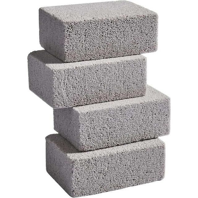 4 Pack Grill Cleaning Brick, Pumice Cleaning Block For Barbecue Kitchen