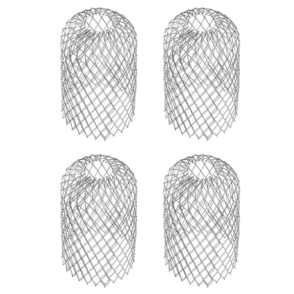 4 Pack Gutter Guard Leaf Filters Aluminum Mesh Strainer Drain Protection