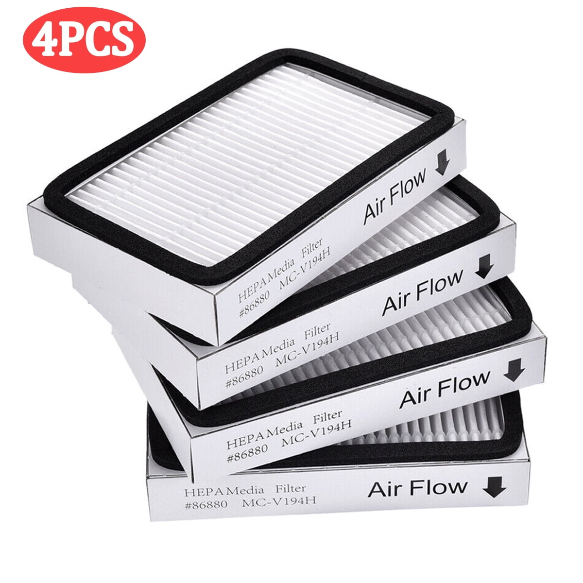 4 Pack HEPA Canister Vacuum Filter for Kenmore EF2 86880 Part 20