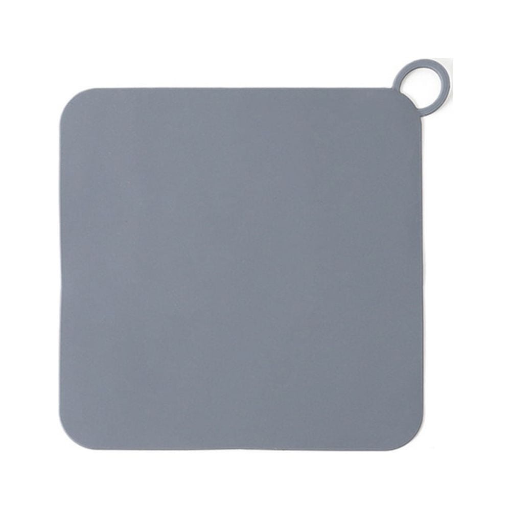 2-Pack Silicone Drain Hair Catcher – Square Shower Drain Cover With Suction Cups For Bathroom, Bathtub, Kitchen Sink