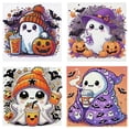 thumbnail image 1 of 4 Pack Halloween Diamond Art Kits for Age 8,DIY Easy Gem Painting Kit, 1 of 7