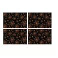 thumbnail image 1 of 4 Pack Halloween Placemats, Mixed Design Spider Web Fabric Dining Table Mats, Heat‑Resistant Washable Place Mats for Holiday Party Kitchen Table Decor, 1 of 4