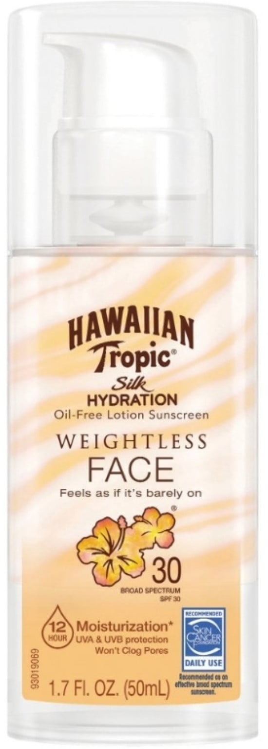 4 Pack - Hawaiian Tropic Silk Hydration Face Lotion Sunscreen SPF 30 1.7 oz