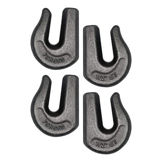 J Hook Tow Chain 2 Pack - G70 5/16" Weld-On Chain Grab Hooks For - Foto 3