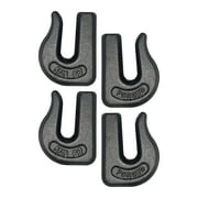 4 Pack Heavy Duty 5/16" Weld On Grab Hook, Grade 70 Clevis Chain Hook for Trailer, Truck, Rigging, Flatbed, Tractors, Loader Bucket, Tie Down 4