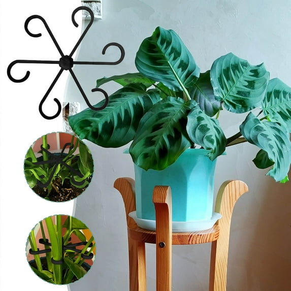 4-Pack Heavy Duty Adjustable Plant Stakes for Climbing Vines, Indoor/Outdoor Garden Trellis with Clamps for Vegetables Flowers, Sturdy Grow Support