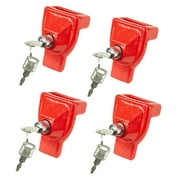 (4 Pack) Heavy Duty Aluminum Air Brake Glad Hand Lock For Tractor Trailer