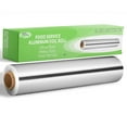 thumbnail image 1 of [4 Pack] Heavy Duty Food Service Aluminum Foil Roll (18 inch x 500 FT) with Sturdy Corrugated Cutter Box - Great for Grill Use, Kitchen Wrap, Foil Wrap, Cooking, Cleaning by EcoQuality, 1 of 7