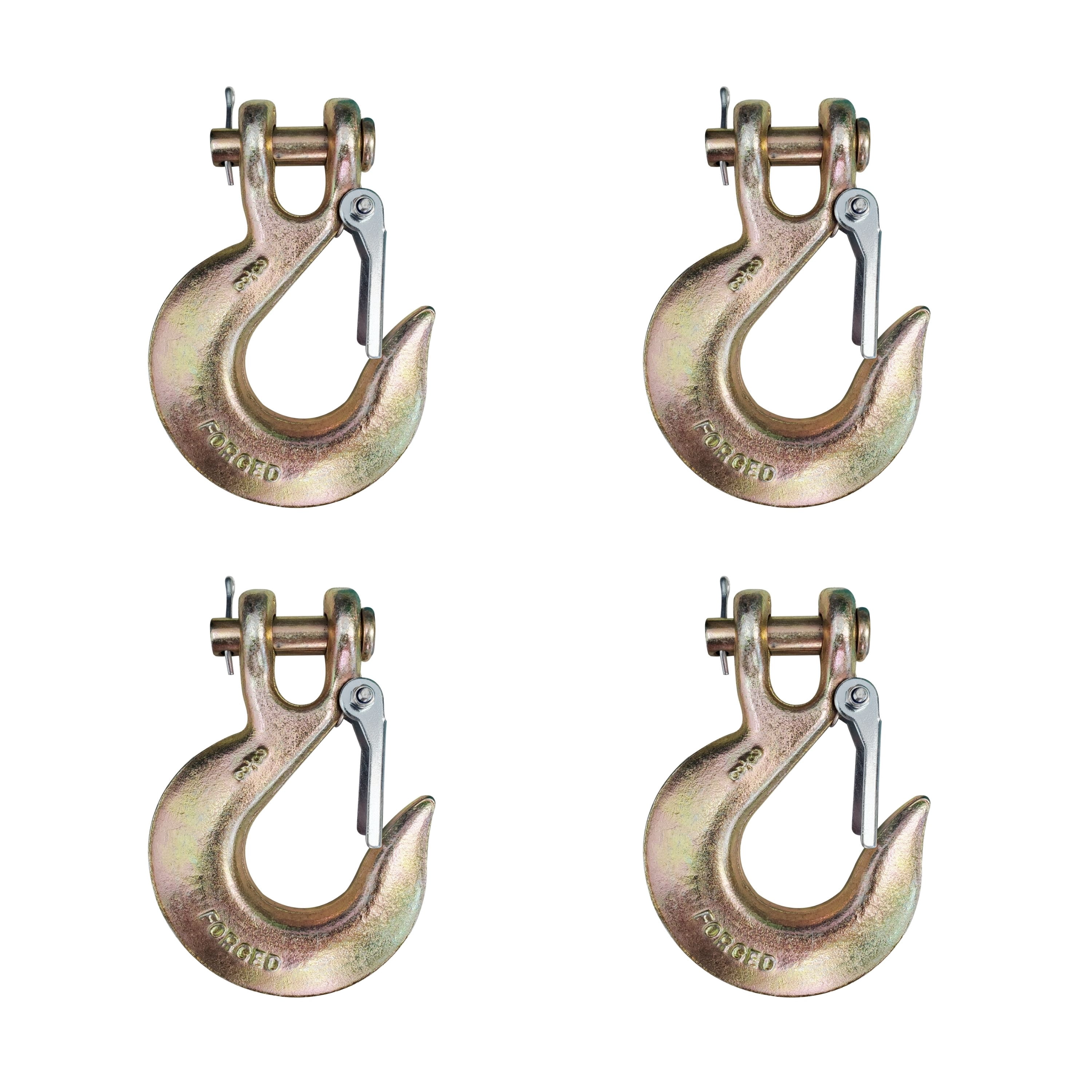 3/8 Chain JMIATRY 4 Packs 3/8 Inch Clevis Grab Hook Hooks G70 Heavy Duty Forged 206322