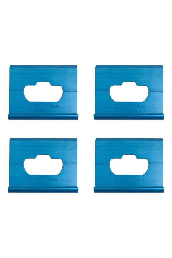 (4 Pack) Heavy Duty Mac J-Plate for Extruded Tie Down for Mac Trailers - 7900 lbs WLL Aluminum Extruded Tie Down Anchor for Mac - (2015 or Newer Trailers)