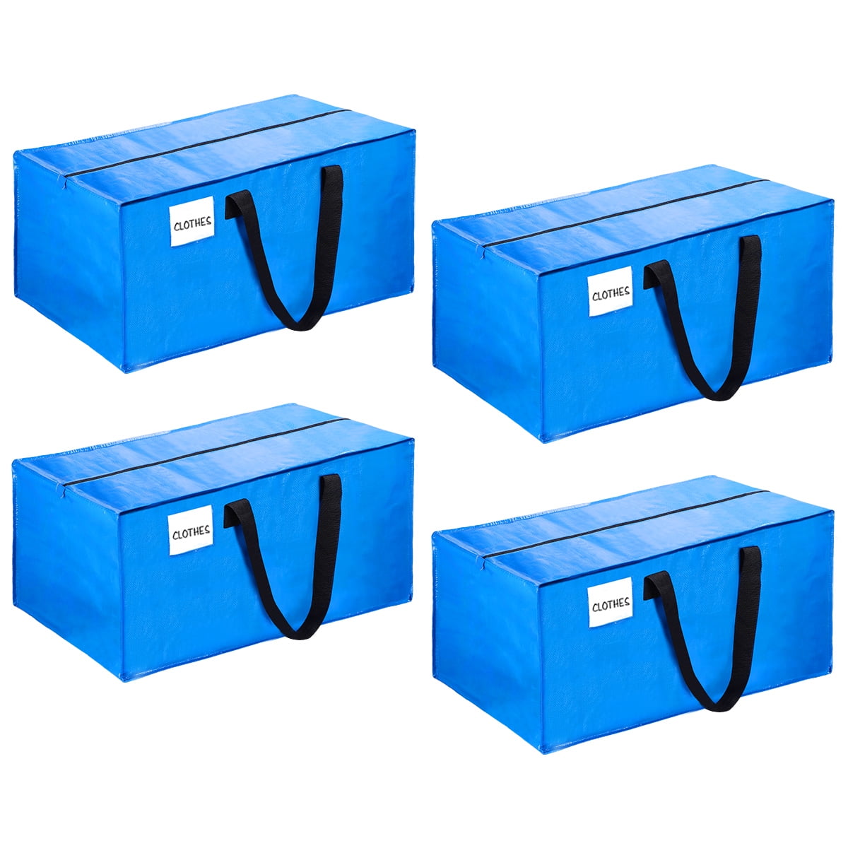 8 Packs Extra Large Moving Storage Bags, 27.6 W X 16.5 H X 13.8