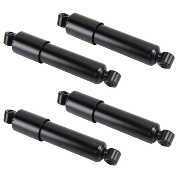 (4 Pack) Heavy Duty Suspension Shock Absorber Compatible w/ K100E 1985-2003, T2000 1997-2011, T660 2008-2019 - Cab Shock Absorber Replaces 83031, 1201-1264, 12011264, 12021264
