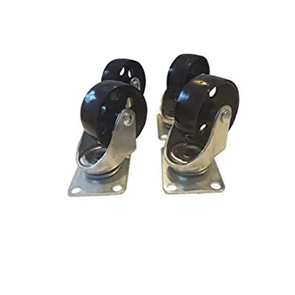 4-Pack Heavy Load 3" Steel Casters (All-Swivel)