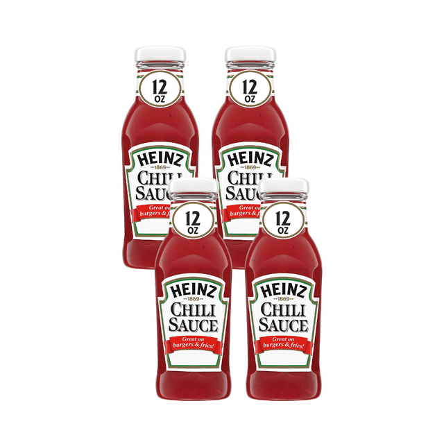 (4Pack) Heinz Chili Sauce, 12 oz. Bottle