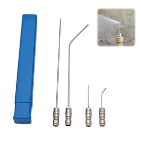 4-Pack High Pressure Washer Nozzle Kit, Stainless Steel Jet Tips with 1/4" Quick Connect for Washing Machines and AC