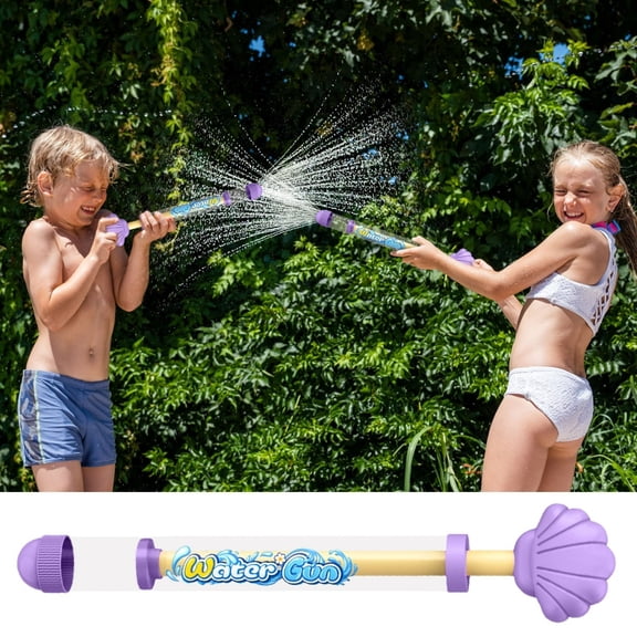 4-Pack High Pressure Water Spray Toy Set, Pull Out Water Squirter for and Adults, Fun Outdoor Water for Pool, Beach, Garden, and Summer Party Games