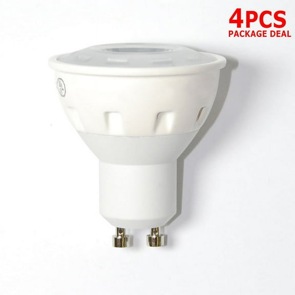 4 Pack - High Quality LED 6W GU10 MR16/PAR16 Warm White 400LM Flood Light Bulb