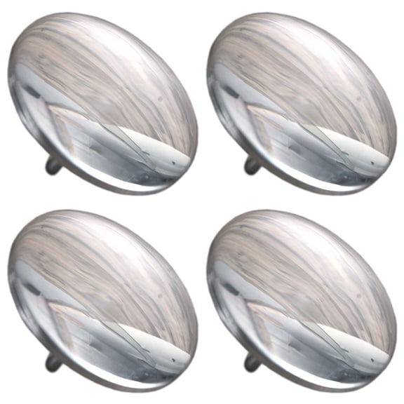 4 Pack Hilason Western Tack Stainless Steel Headstall Saddle Concho/Loop