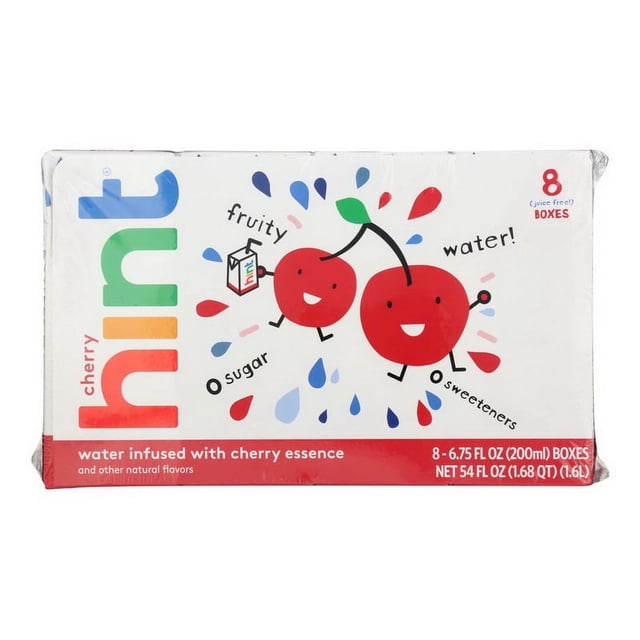 coming soon Hint Agua con Esencia de Cereza, 6.75 fl oz, 8 Unidades — product image