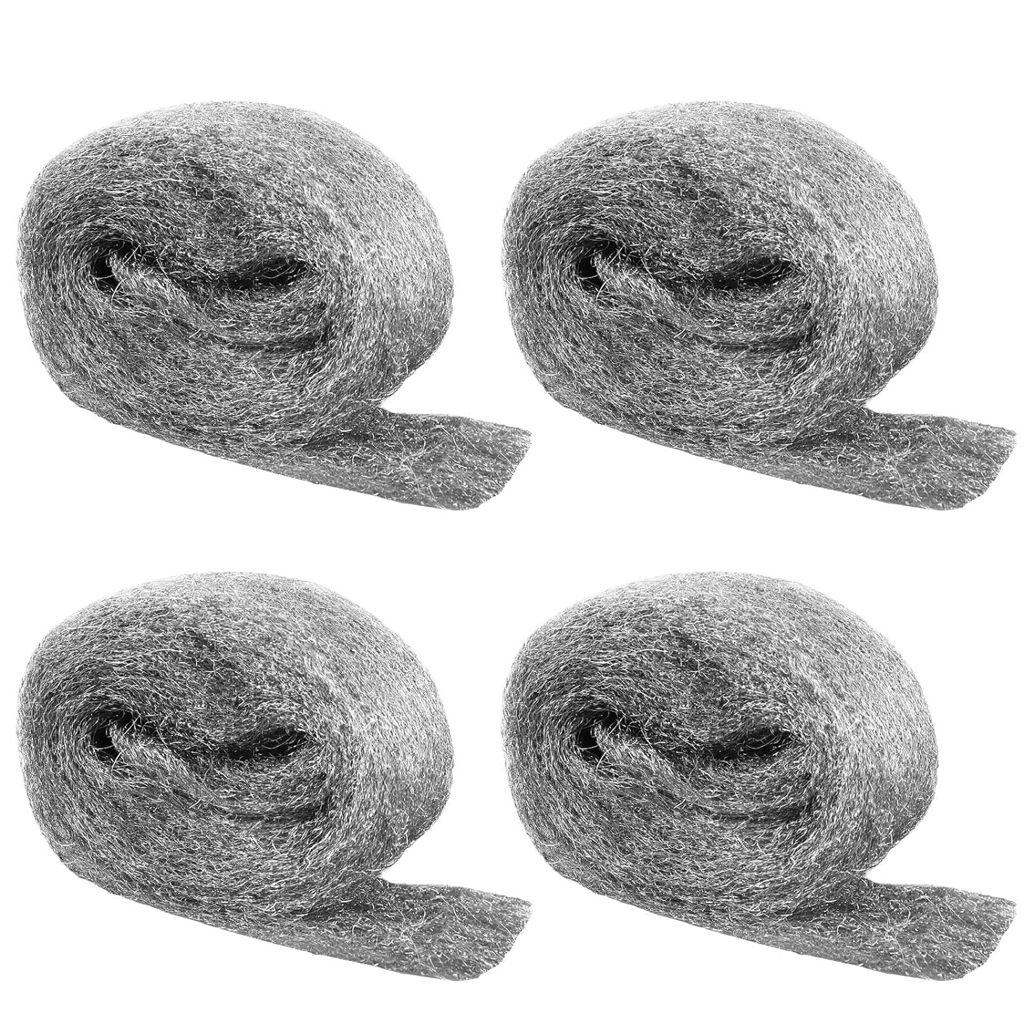 4 Pack Hole Filler for Mice Control,3"x13 Ft Steel Wool Mice Control,Wire Mesh Roll Hole Filler,Rodent Control Fill Fabric for Holes,Wall Cracks,Pipeline