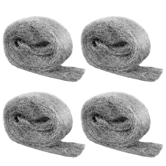 4 Pack Hole Filler for Mice Control,3"x13 Ft Steel Wool Mice Control,Wire Mesh Roll Hole Filler,Rodent Control Fill Fabric for Holes,Wall Cracks,Pipeline