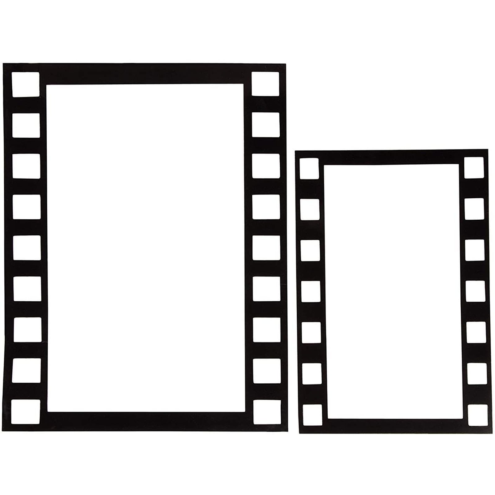 4Pack Hollywood Movie Filmstrip Photo Booth Party Props, 2 Large and 2