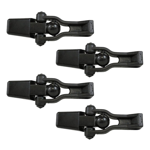 4 Pack Truck Hood Latch -Fits KW T600, T600A, T800, W900 & W900B, Replaces OEM K147-107, AMHLK1000, HLK1000, PAI 730310, Peterbilt K147107