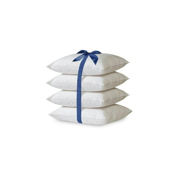 4-Pack Hypoallergenic Down-Alternative, Throw Pillow Inserts (20" x 20")